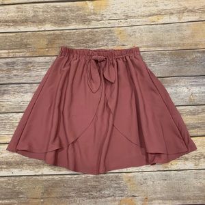 Anthropologie Everly Layered A Line Skirt